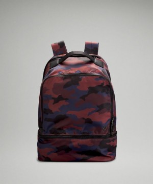 Bolsas Lululemon City Adventurer Backpack 17L Accessories Camuflados Rojos Multicolor | 62987-LSOB