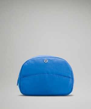 Bolsas Lululemon Double-Zip Pouch Accessories Azules | 54672-JVIW