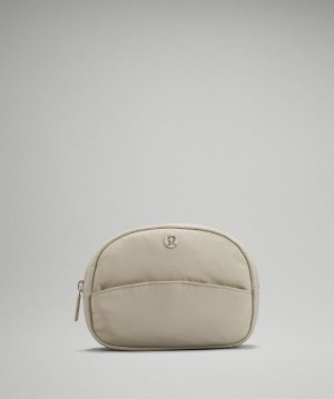 Bolsas Lululemon Double-Zip Pouch Mini Accessories Beige | 36092-HSZL