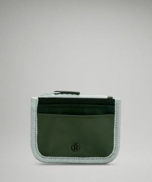 Bolsas Lululemon True Identity Card Case Accessories Verdes Verdes Negros | 95207-VSIZ