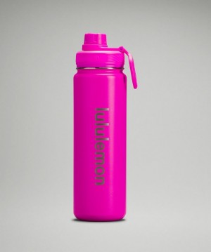 Botellas de Agua Lululemon Back to Life Sport Bottle 24oz Accessories Rosas | 49573-YPGL