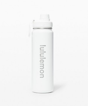 Botellas de Agua Lululemon Back to Life Sport Bottle 24oz Accessories Blancos | 36427-QARX