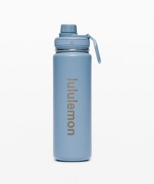 Botellas de Agua Lululemon Back to Life Sport Bottle 24oz Accessories Chambray | 81953-NIFP