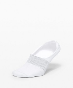 Calcetines Lululemon Daily Stride No Show Sock Mujer Blancos | 46219-RXAP