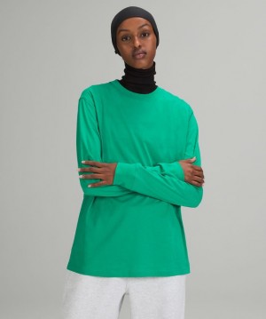 Camisa Lululemon All Yours Long Sleeve Shirt Online Only Mujer Turquesa | 35829-QHTK