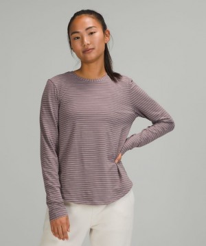 Camisa Lululemon Love Long Sleeve Shirt Mujer Blancos | 04136-HUFP