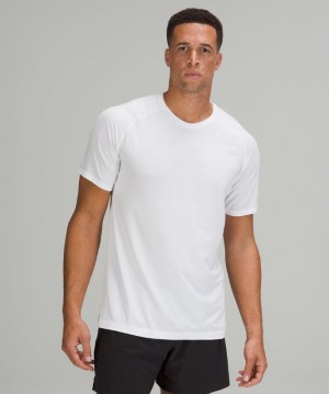 Camisa Lululemon Metal Vent Tech Short Sleeve Shirt 2.0 Hombre Blancos Blancos | 70346-IZVU