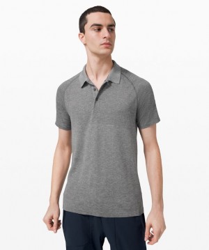 Camisa Polo Lululemon Metal Vent Tech Polo 2.0 Hombre Blancos | 13846-MFAZ