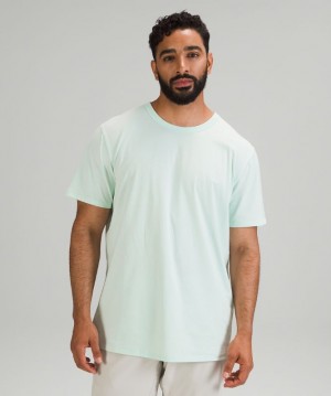 Camiseta Lululemon The Fundamental T Hombre Verde Menta | 97280-SCYG