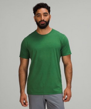 Camiseta Lululemon The Fundamental T Wash Hombre Turquesa Verdes | 41876-VZQR