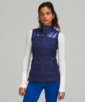 Chaleco Lululemon Down for It All Shine Mujer Night Sea | 10382-DYSI