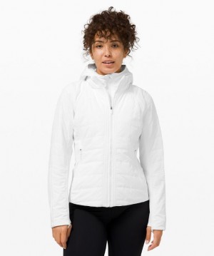 Chamarras Lululemon Another Mile Mujer Blancos | 94316-MVSU