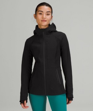 Chamarras Lululemon Cross Chill RepelShell Mujer Negros | 52391-ULCO