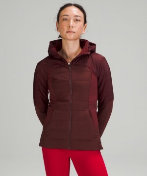 Chamarras Lululemon Down for It All Mujer Rojos Vino | 09871-ZOBH