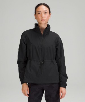 Chamarras Lululemon Evergreen Anorak Mujer Negros | 29831-YAMU