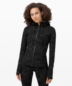 Chamarras Lululemon Hooded Define Nulu Mujer Camuflados Negros Multicolor | 07568-PNTX