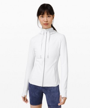 Chamarras Lululemon Hooded Define Nulu Mujer Blancos | 81940-EQBN