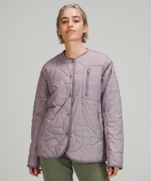 Chamarras Lululemon Insulated Quilted Mujer Lavanda | 36582-ZMSB