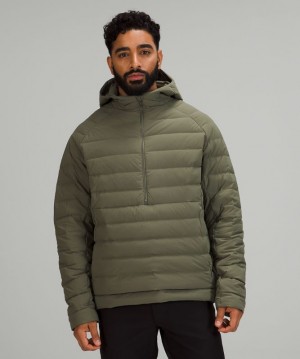 Chamarras Lululemon Navigation Stretch Down Anorak Hombre Verde Oliva | 96710-TSLQ