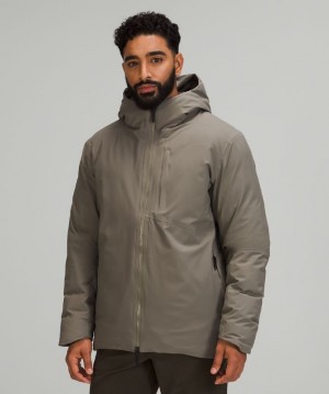 Chamarras Lululemon Pinnacle Warmth Hombre Rover | 78120-FAVR