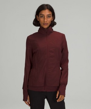 Chamarras Lululemon Sights Seen Mujer Rojos Vino | 48923-APEN