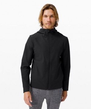 Chamarras Lululemon Warp Lite Packable Hombre Negros | 76401-KBER