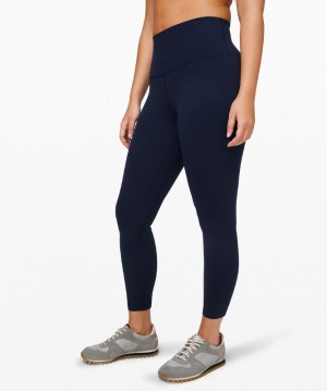 Leggins Lululemon Align HR 25" Mujer Azul Marino | 89203-HXGO