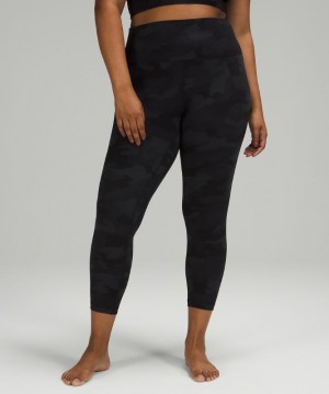 Leggins Lululemon Align HR 25" Mujer Camuflados Negros Multicolor | 05369-PJNR