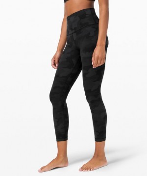 Leggins Lululemon Align HR 25" Mujer Camuflados Negros Multicolor | 76493-AGWF