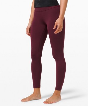 Leggins Lululemon Align HR 25" Mujer Cassis | 71093-CDAU