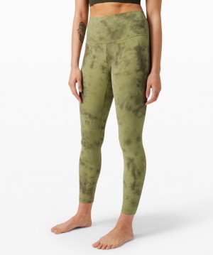 Leggins Lululemon Align HR 25" Mujer Verdes Verde Oliva | 16789-IBQH