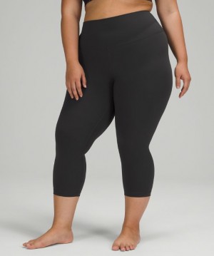 Leggins Lululemon Align High-Rise Crop 21" Mujer Grises Oscuro | 39165-JOAY