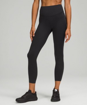 Leggins Lululemon Base Pace High-Rise Running Tight 25" Mujer Negros | 48725-UNIR