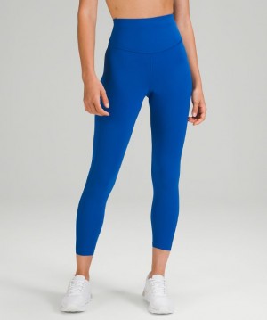 Leggins Lululemon Base Pace High-Rise Running Tight 25" Mujer Azules | 23901-TQFR