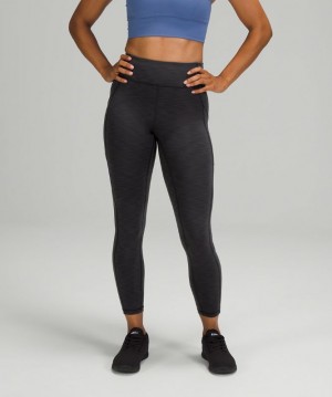 Leggins Lululemon Invigorate HR Tight 25" Mujer Negros | 45163-HOLJ