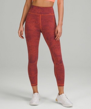 Leggins Lululemon Invigorate HR Tight 25" Mujer Naranjas | 20379-GZCR