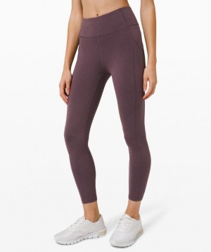 Leggins Lululemon Invigorate High-Rise Tight 25" Mujer Negros | 38692-BDPO