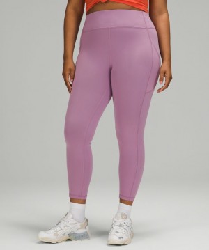 Leggins Lululemon Invigorate High-Rise Tight 25" Mujer Jubilee | 61298-SLIV