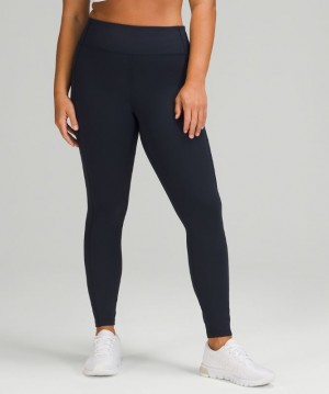 Leggins Lululemon Invigorate High-Rise Tight 28" Mujer Azul Marino | 83240-SLAJ