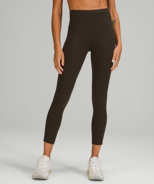 Leggins Lululemon Swift Speed High-Rise Tight 25" Mujer Verde Oliva Oscuro | 31692-KOEQ