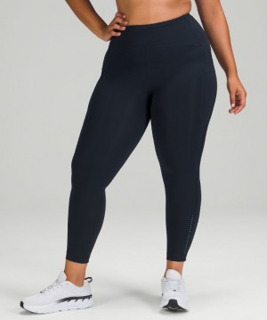 Leggins Lululemon Swift Speed High-Rise Tight 25" Mujer Azul Marino | 14620-BERV