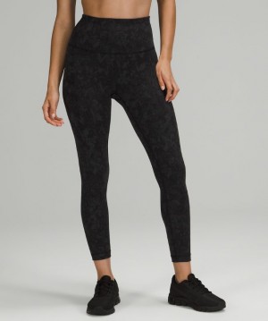 Leggins Lululemon Wunder Train HR Tight 25" Mujer Camuflados Negros Multicolor | 08457-DUSH