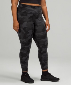 Leggins Lululemon Wunder Train High-Rise Tight 25" Mujer Camuflados Negros Multicolor | 08216-MTXG