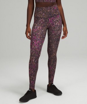 Leggins Lululemon Wunder Train High-Rise Tight 28" Mujer Multicolor | 61027-YNEG