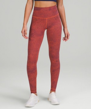 Leggins Lululemon Wunder Train High-Rise Tight 28" Mujer Naranjas | 45673-NKPQ