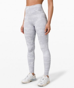 Leggins Lululemon Wunder Under HR Tight 28" Mujer Camuflados Blancos | 96175-GUOP