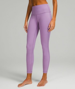 Leggins Lululemon Wunder Under HR Tight 28" Mujer Morados | 64538-TQAW