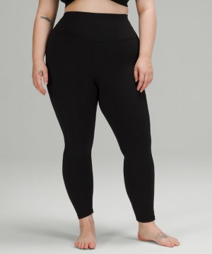 Leggins Lululemon lululemon Align™ High-Rise 25" Pockets Mujer Negros | 53609-KRMG