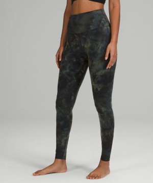 Leggins Lululemon lululemon Align™ High-Rise 28" Mujer Grises Oscuro Marrom Verdes | 91260-PZKX