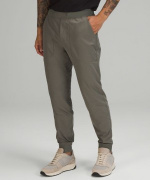 Pantalon Jogger Lululemon ABC 30" Warpstreme Hombre Grises Verde Oliva | 62708-SDYG